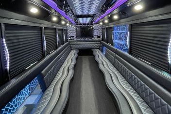 Norfolk Party Bus Interior