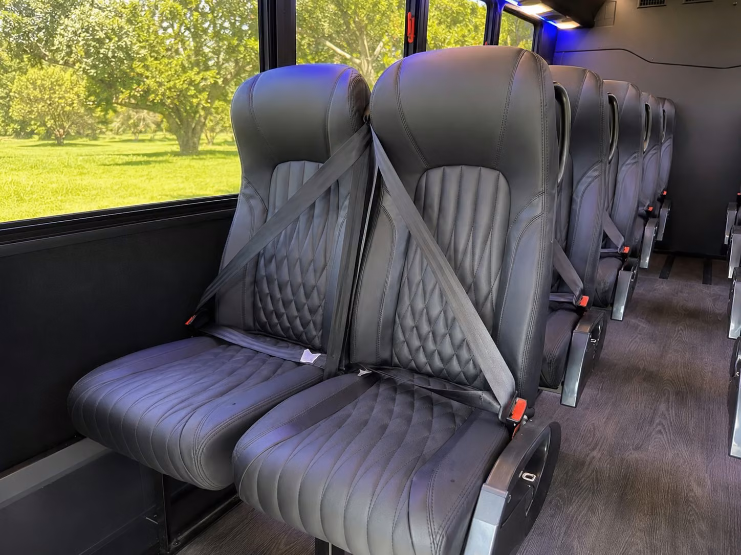 18 passenger minibus interior