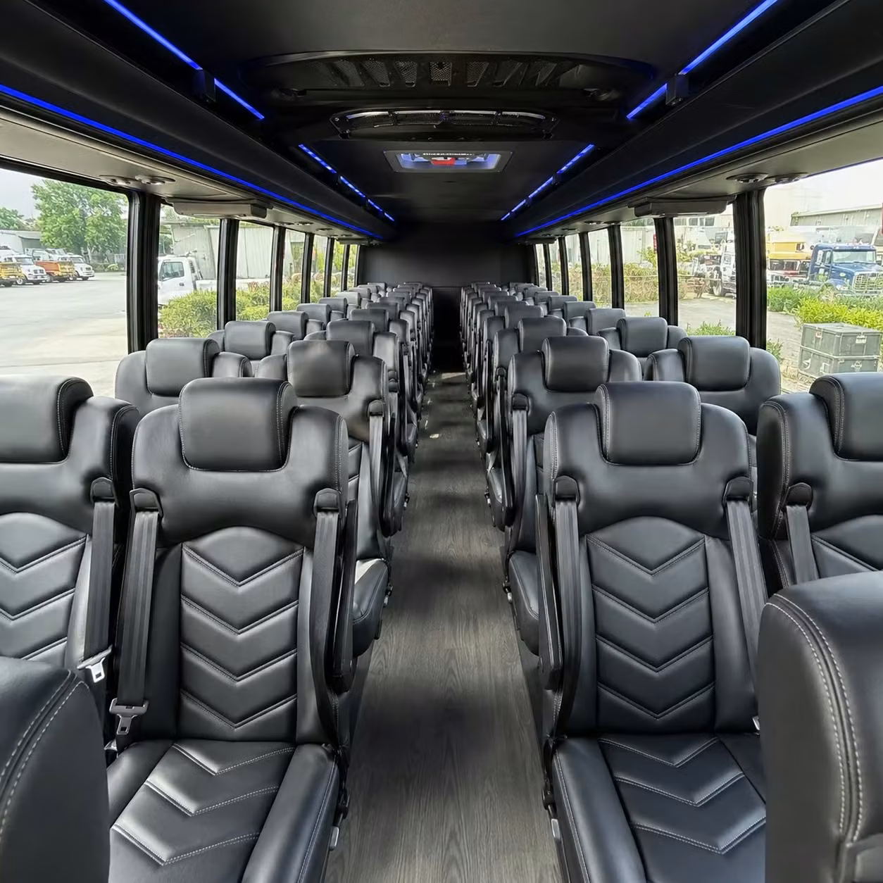25 passenger minibus inside